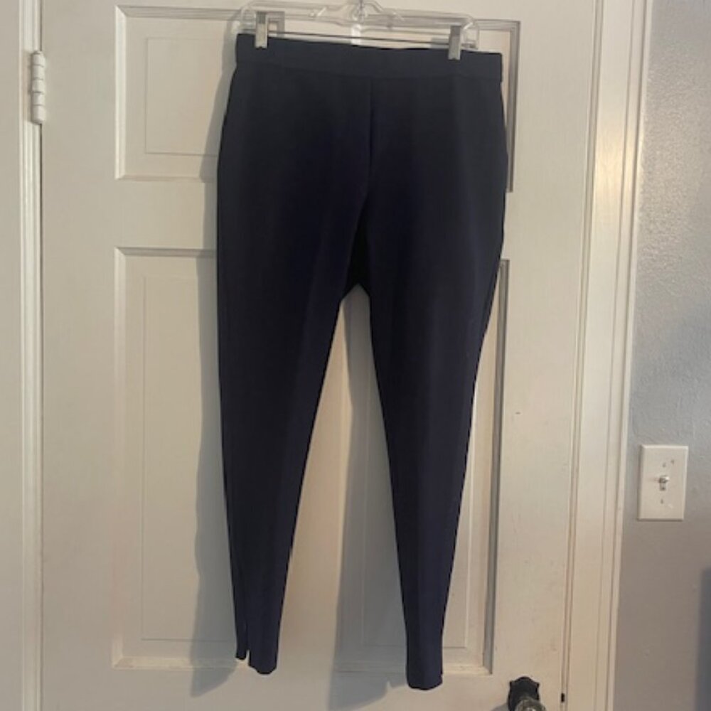 Talbots Navy Stretch Straight Leg Pants